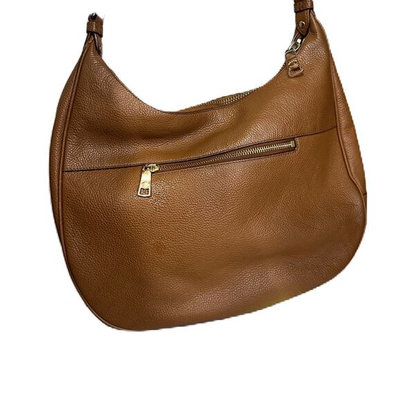 EUC Coach Brown Harley Pebble Leather Hobo Shoulder Bag F38259 - Picture 2 of 15